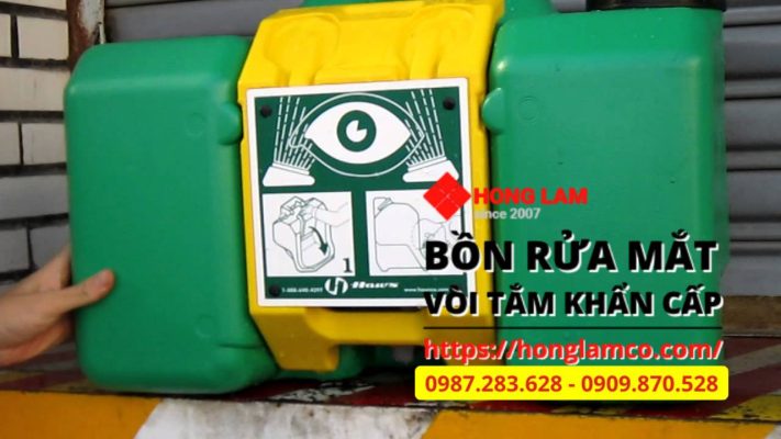 Bồn rửa mắt khẩn cấp di động nào đang được dùng nhiều hiện nay?