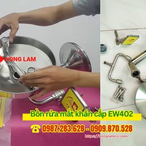 Bồn rửa mắt khẩn cấp EW402 – Giải pháp an toàn và chuyên nghiệp