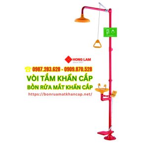Bồn Rửa Mắt Khẩn Cấp UK303 - Thiết Bị Tắm Và Rửa Mắt Khẩn Cấp Tiêu Chuẩn ANSI Z358.1