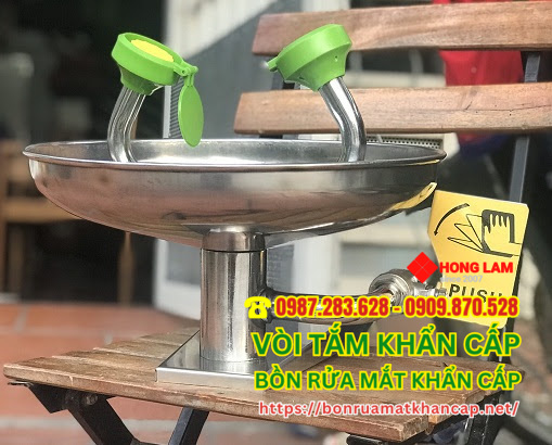 Hồng Lam - Đơn vị cung cấp bồn rửa mắt khẩn cấp uy tín