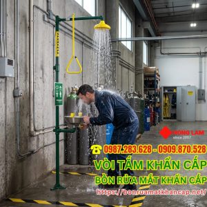 Bồn Rửa Mắt Và Tắm Khẩn Cấp Speakman SE690 - Thiết Bị Tiêu Chuẩn ANSI