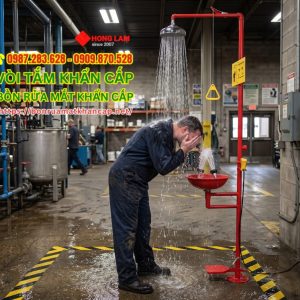 Bồn rửa mắt và tắm khẩn cấp UK305A
