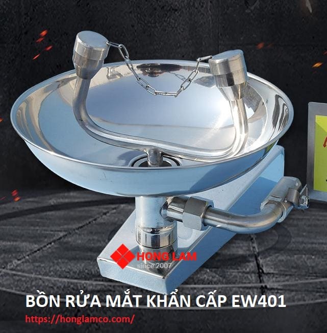 Tại sao bồn rửa mắt khẩn cấp bằng thép không gỉ 304 được ưu tiên tại các công xưởng