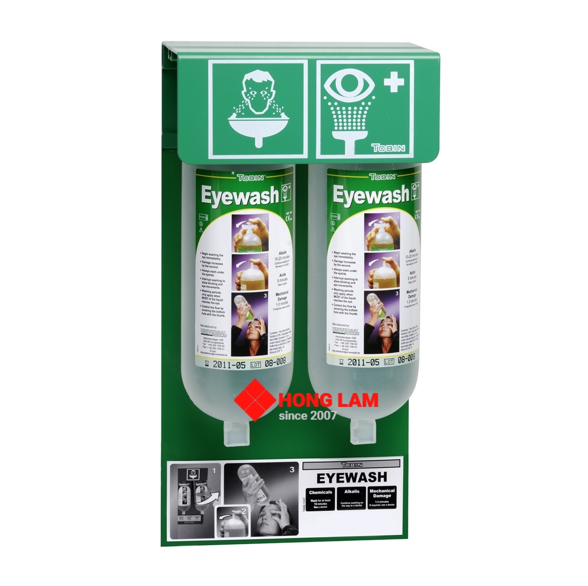 Chai dung dịch rửa mắt khẩn cấp TOBIN 129