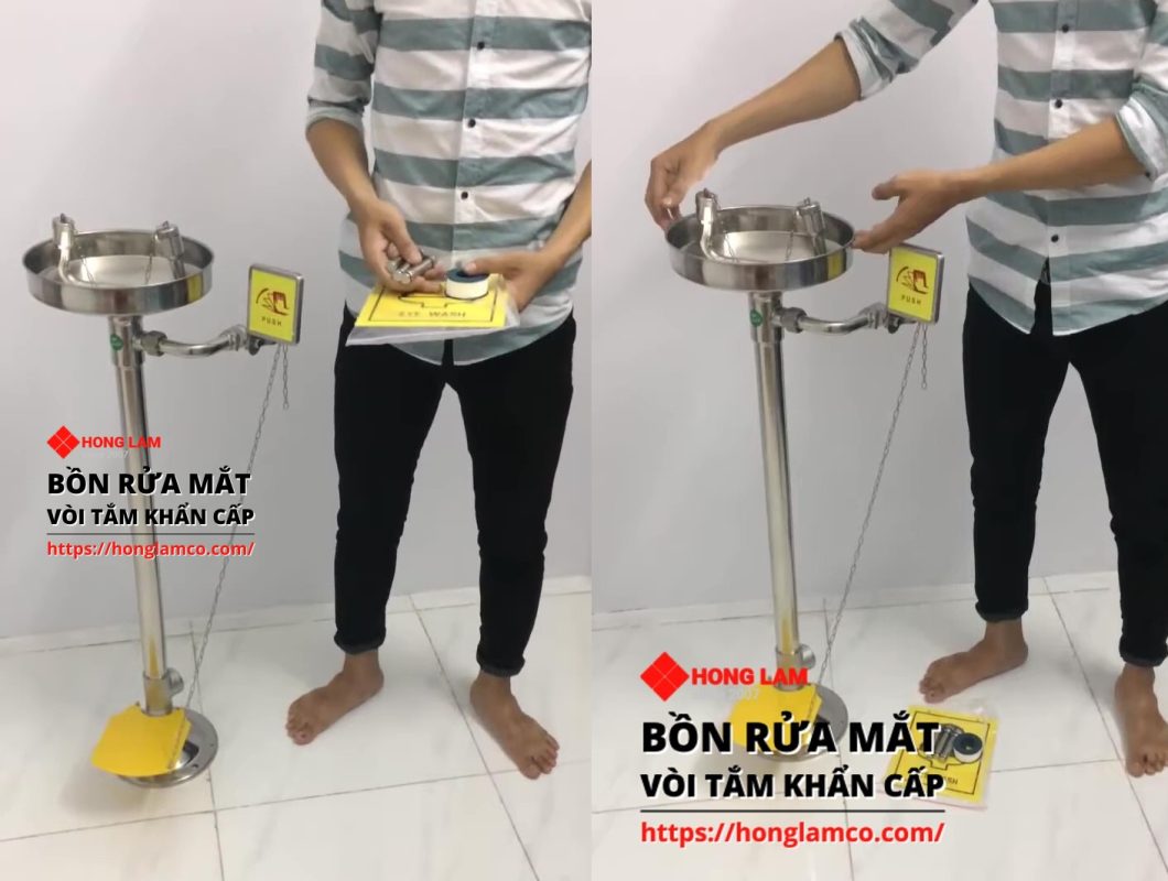Bồn rửa mắt khẩn cấp UK304B