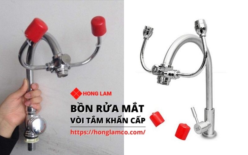 Vòi Rửa Mắt Kết Hợp Rửa Tay Khẩn Cấp UK0711A