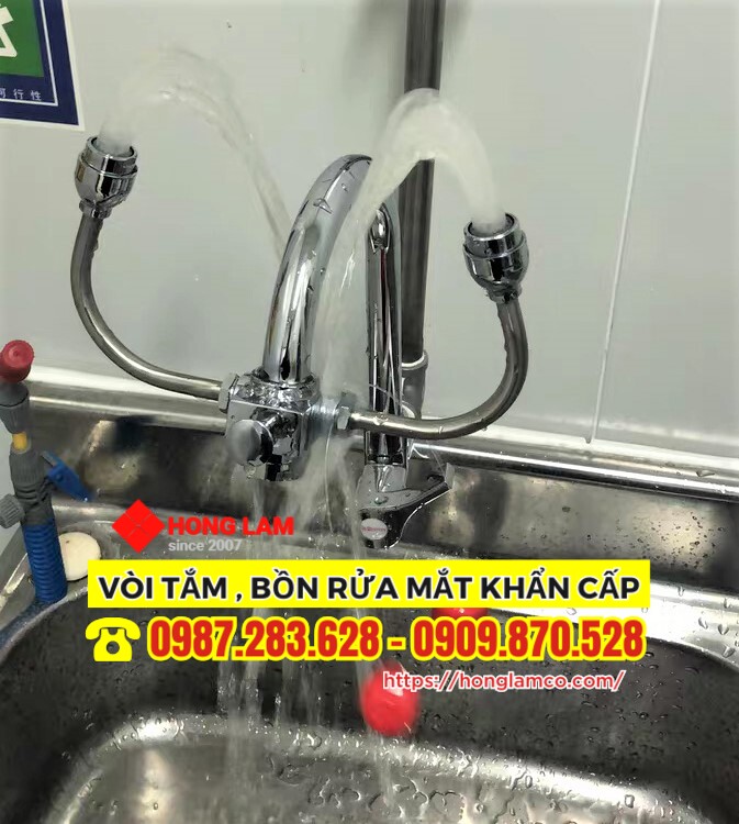 Ưu điểm nổi bật của vòi rửa mắt kết hợp rửa tay UK0711A