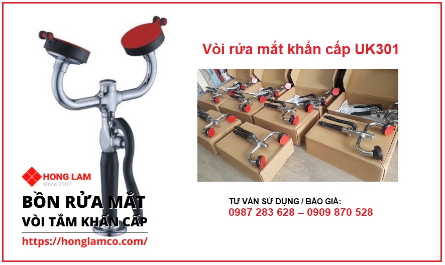 Hồng Lam - Đơn vị cung cấp thiết bị rửa mắt khẩn cấp uy tín