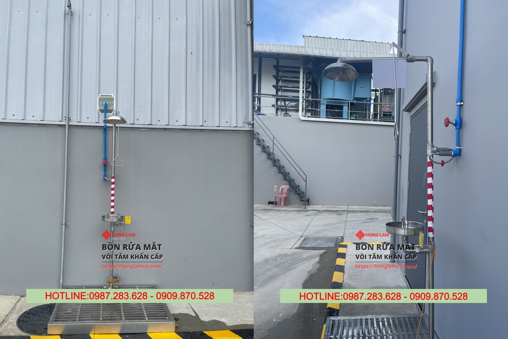 Dụng Cụ Rửa Mắt Chuyên Dụng Cho Công Xưởng, Nhà Máy