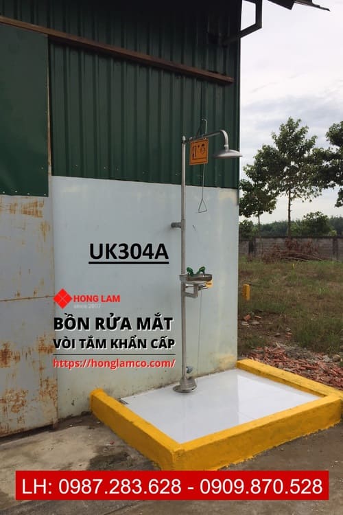 Ưu điểm nổi bật của vòi tắm khẩn cấp UK304A