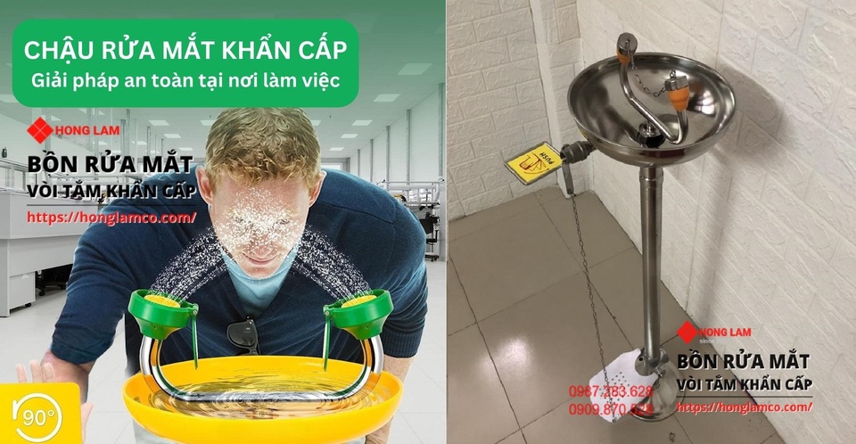 Tầm quan trọng của vòi rửa mắt khẩn cấp trong sản xuất
