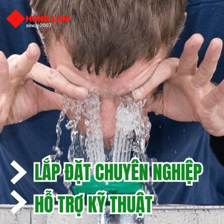 bồn rửa mắt khẩn cấp hồng lam tphcm